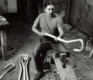 Alfie Jacques Lacrosse Sticks - Historical Significance Alfie Jacques carving