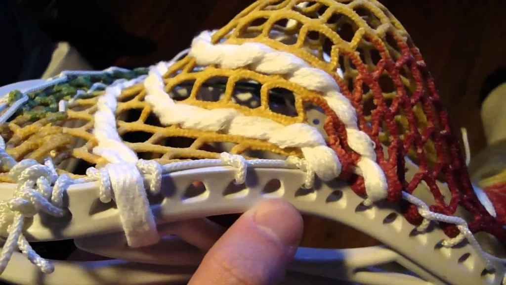 How to String a Lacrosse Stick? 19 8 Finishing the Sidewall